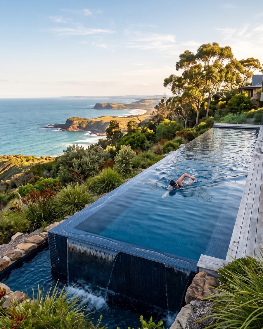 Completed pool build