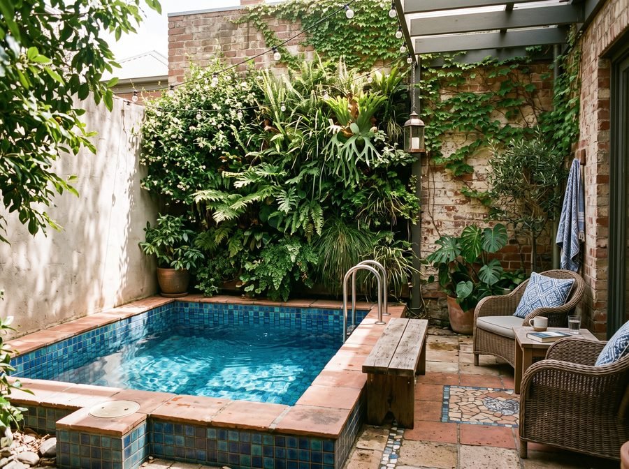 Completed pool build